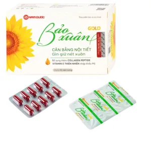 Bảo Xuân Gold Nam Dược Viên uống cân bằng nội tiết tố nữ 30 viên