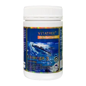 Omega 3 1000mg Vitatree Bổ sung dưỡng chất cho não, tăng thị lực mắt (150 viên)