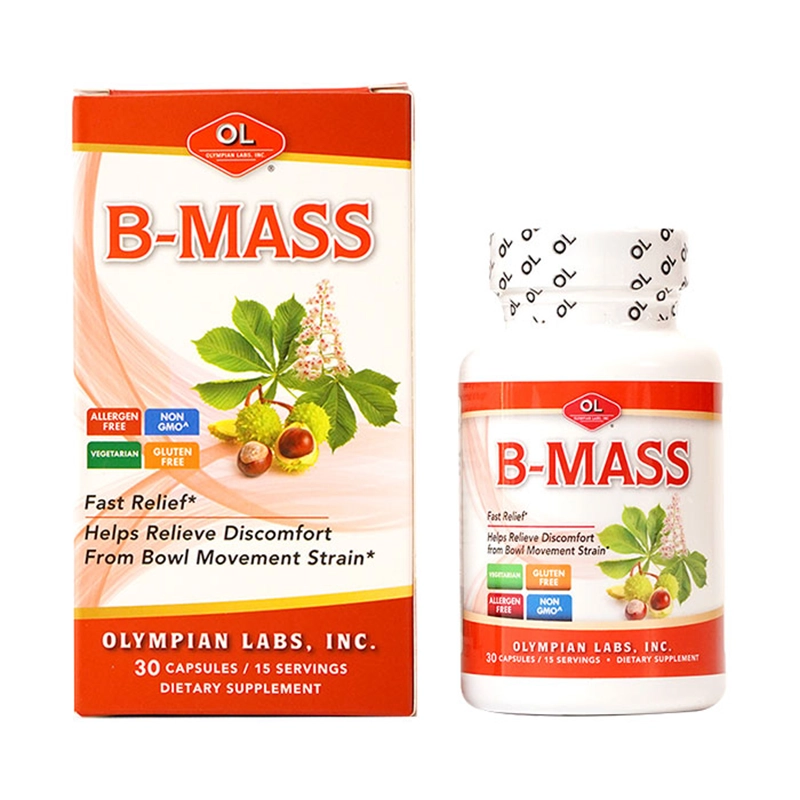 B-Mass Olympian Labs - Viên uống hỗ trợ điều trị bệnh trĩ (30 viên)