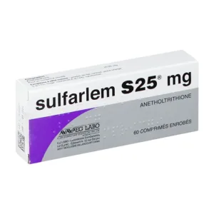 Sulfarlem S25mg Eg Lado Điều trị chứng giảm tiết nước bọt (60 viên)
