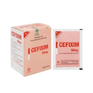 Cefixim 50mg Vidipha Điều trị nhiễm khuẩn (10 gói)