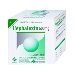 Cephalexin 500mg Vidipha Điều trị nhiễm khuẩn (100 viên)